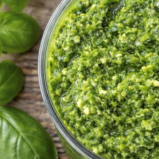 Kornpesto med Livø nøgenbyg