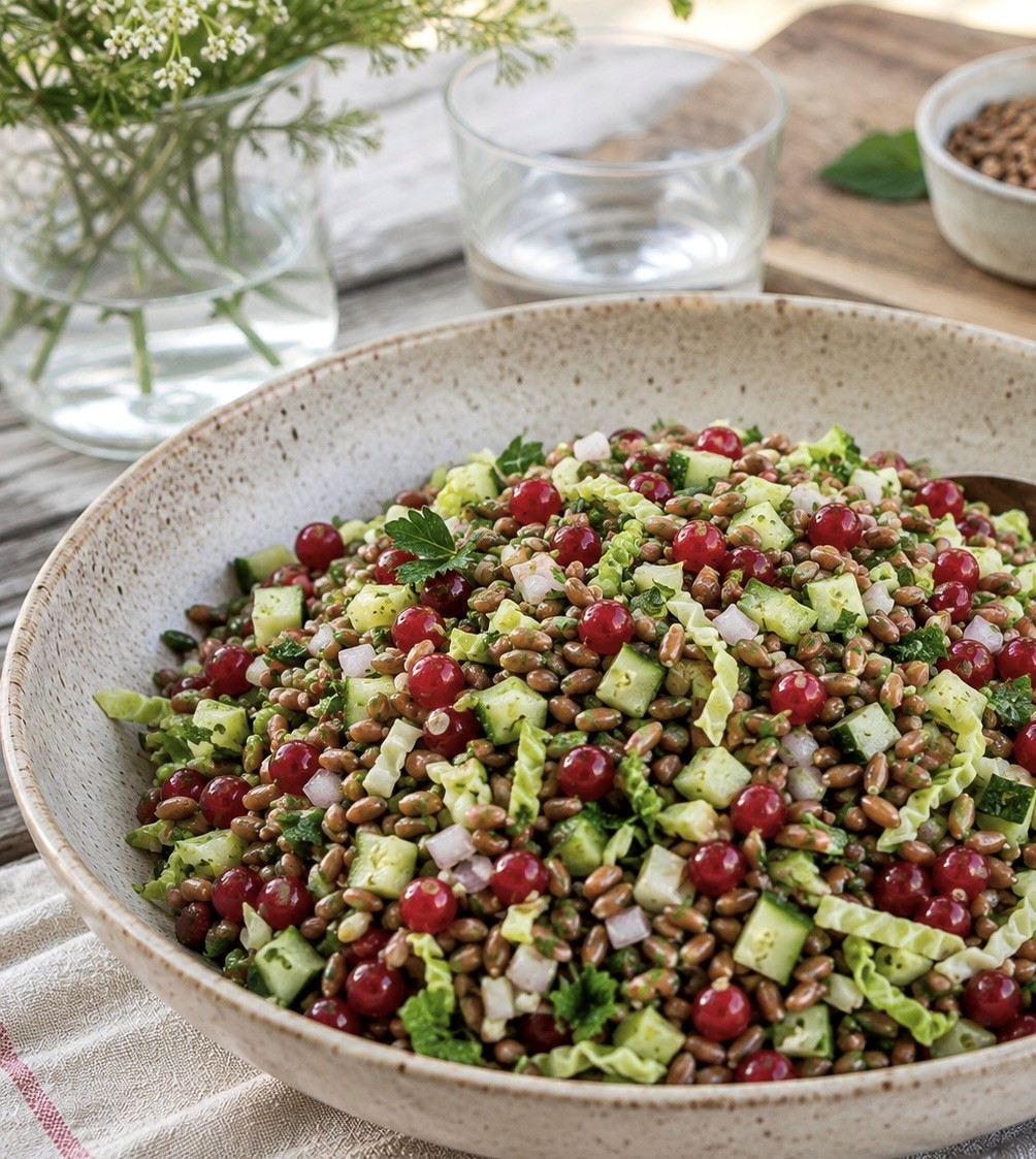Sommersalat med Borrisrug
